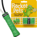 Alligator Green Tennis Overgrip Tape and Matching Shock Absorbing Dampener for Tennis Racket