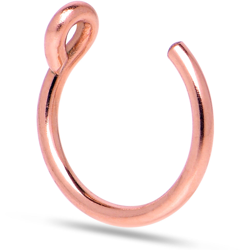 3 Pack 14k Gold Filled and 925 Silver Fake Nose Rings