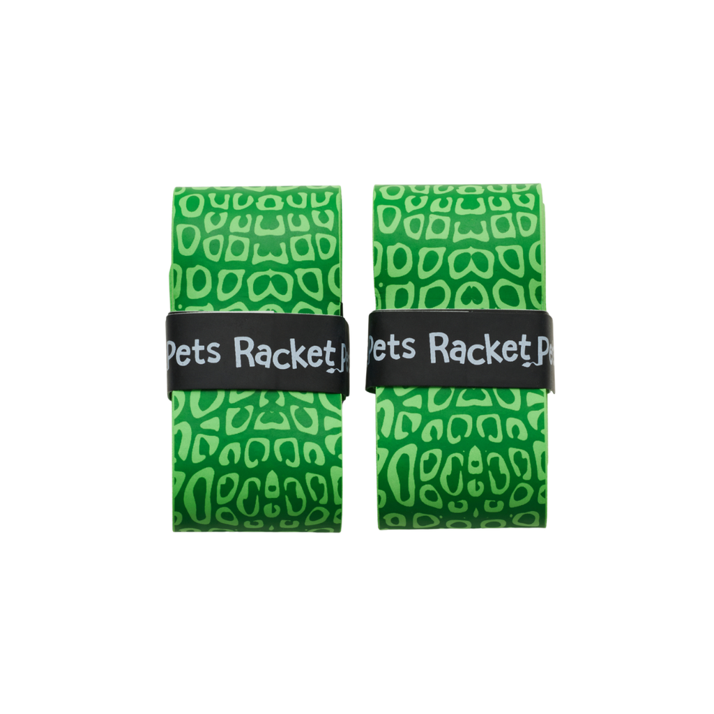 Overgrip Tape for Tennis Racket - Green Alligator (pack of 2)