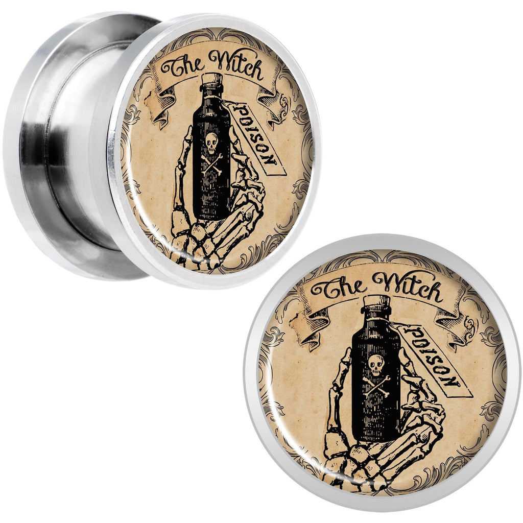 Witches Brew Poison Potion Halloween Plug Set 0G to 20mm