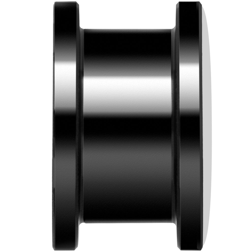 Pink American Flag Black Anodized Screw Fit Plug Set 9/16