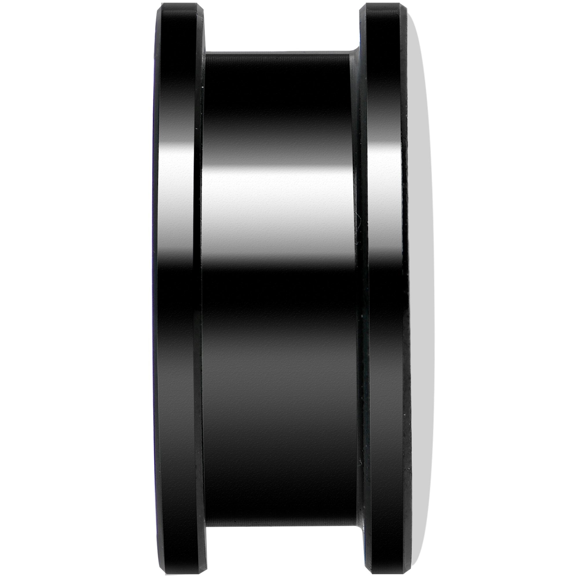 Pink Green Plaid Heart Skull Black Anodized Screw Fit Plug Set 20mm