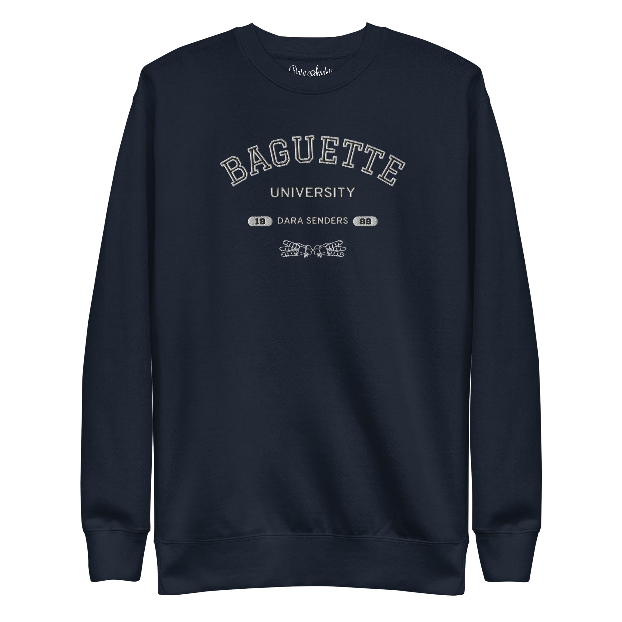 BAGUETTE UNIVERSITY SWEATSHIRT